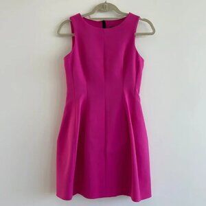 Zara Pink Dress with Boning and Pronounced Skirt Size Small